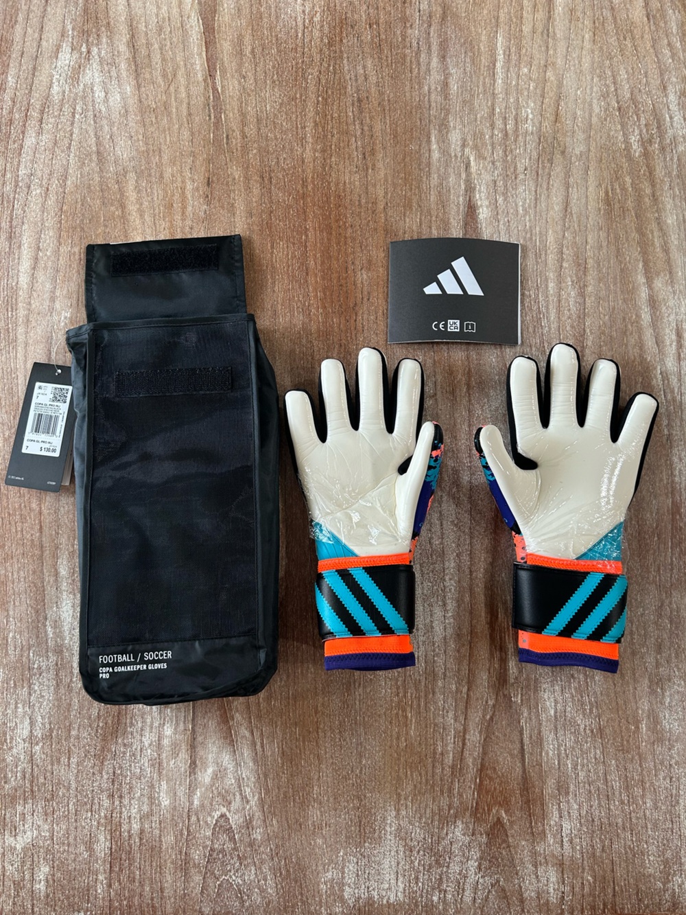 Adidas size 7 goalie gloves COPA GL PRO INJ